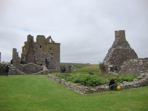 Interior del castillo de Dunnottar