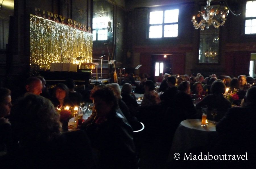A punto para una sesión de jazz en Clarchens Ballhaus