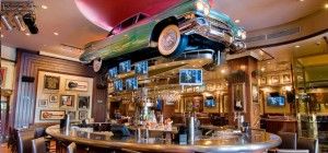 Barra circular en Hard Rock Café de Barcelona