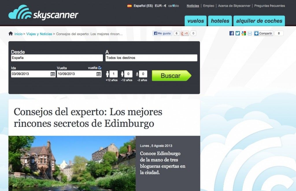 Blog de Skyscanner