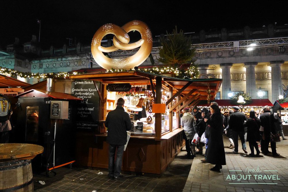 que hacer en edimburgo en navidad: mercado de navidad