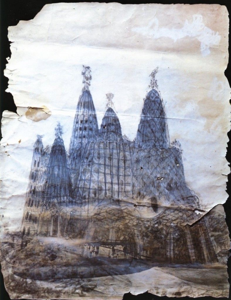 Maqueta de la iglesia de la Colonia Güell