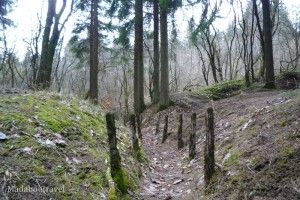 Trinchera de la I Guerra Mundial en Verdun