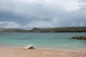 Jetty on Handa Beach