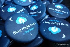 Chapas de Camaloon para la Blog Night Out de Aspasios