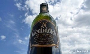 Botella de whisky de malta de 12 años Glenfiddich