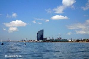 Barcelona vista desde el mar