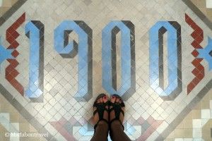 Mosaico modernista en el Hotel España