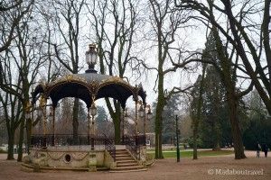 Glorieta en el parque de la Pepinère de Nancy