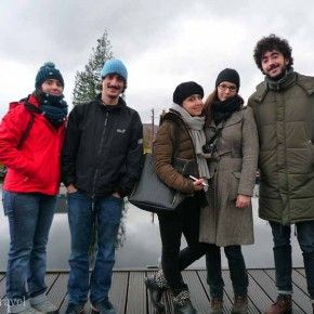 Compañeros de trabajo, amigos... y parte de mi familia en Escocia