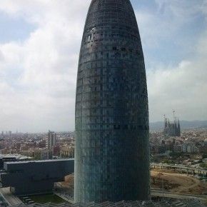 Vistas a la Torre Agbar desde el Novotel Barcelona City