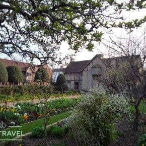 El jardín de la casa de Shakespeare