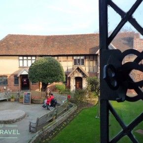 Vistas desde la ventana de la casa de Shakespeare
