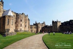 Castillo de Alnwick en Nortumbria, Inglaterra