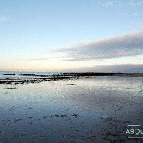 Playa de Yellowcraig en Dirleton, Escocia