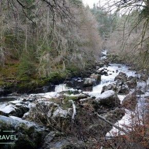 El río Braan en el Hermitage de Dunkeld