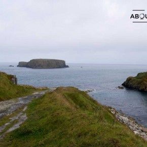 Vistas desde la cantera de Larrybane en Irlanda del Norte