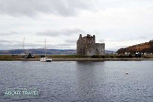 Castillo de Lochranza en la isla de Arran