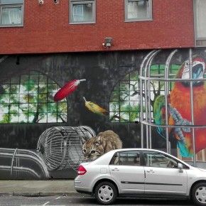 ruta de arte urbano de Glasgow