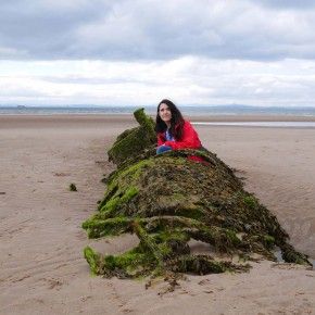 submarino de la II Guerra Mundial en la bahía de aberlady