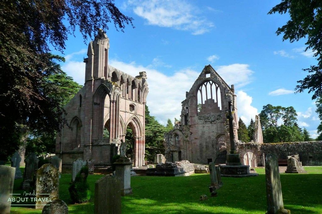 Abadía de Drybyrgh en los Borders de Escocia