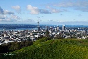 vistas de Auckland desde Mount Eden