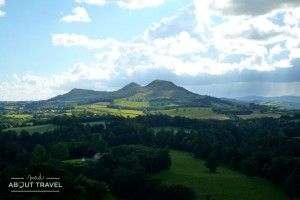 Scott's view en los borders de Escocia