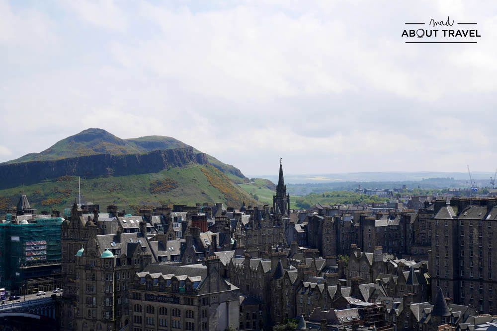 vistas desde el Scott Monument en Edimburgo