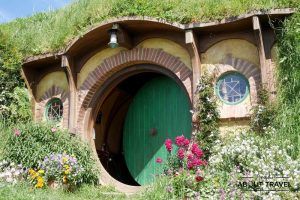 casa de bilbo y frodo bolsón cerrado en hobbiton