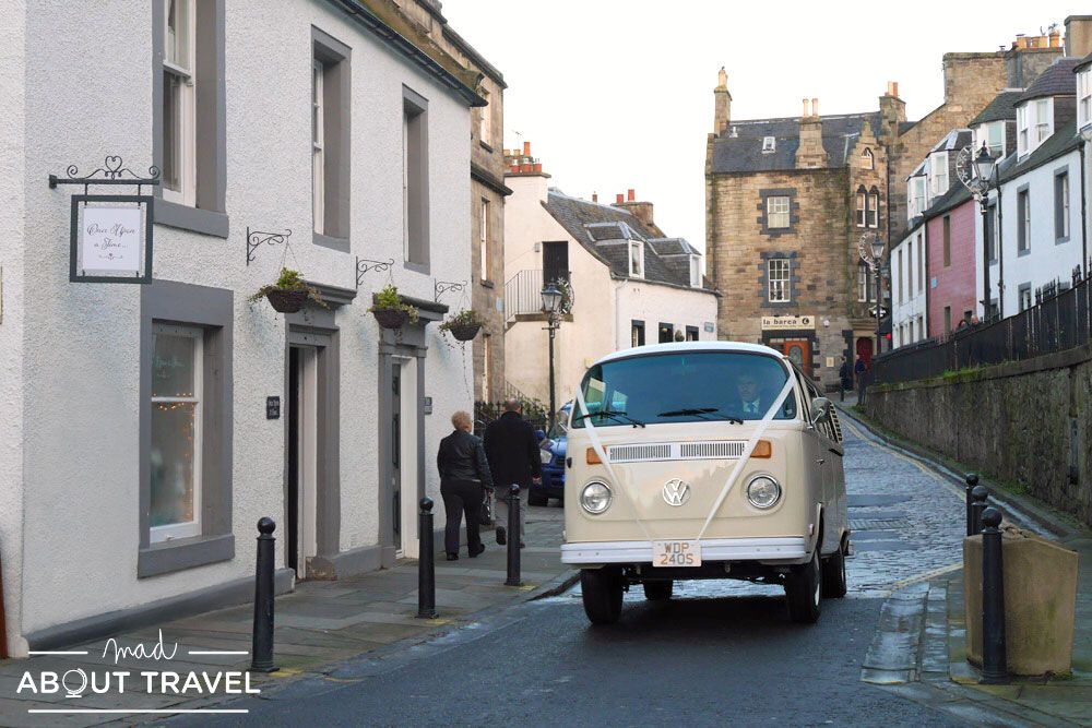 furgoneta VW vintage en Escocia