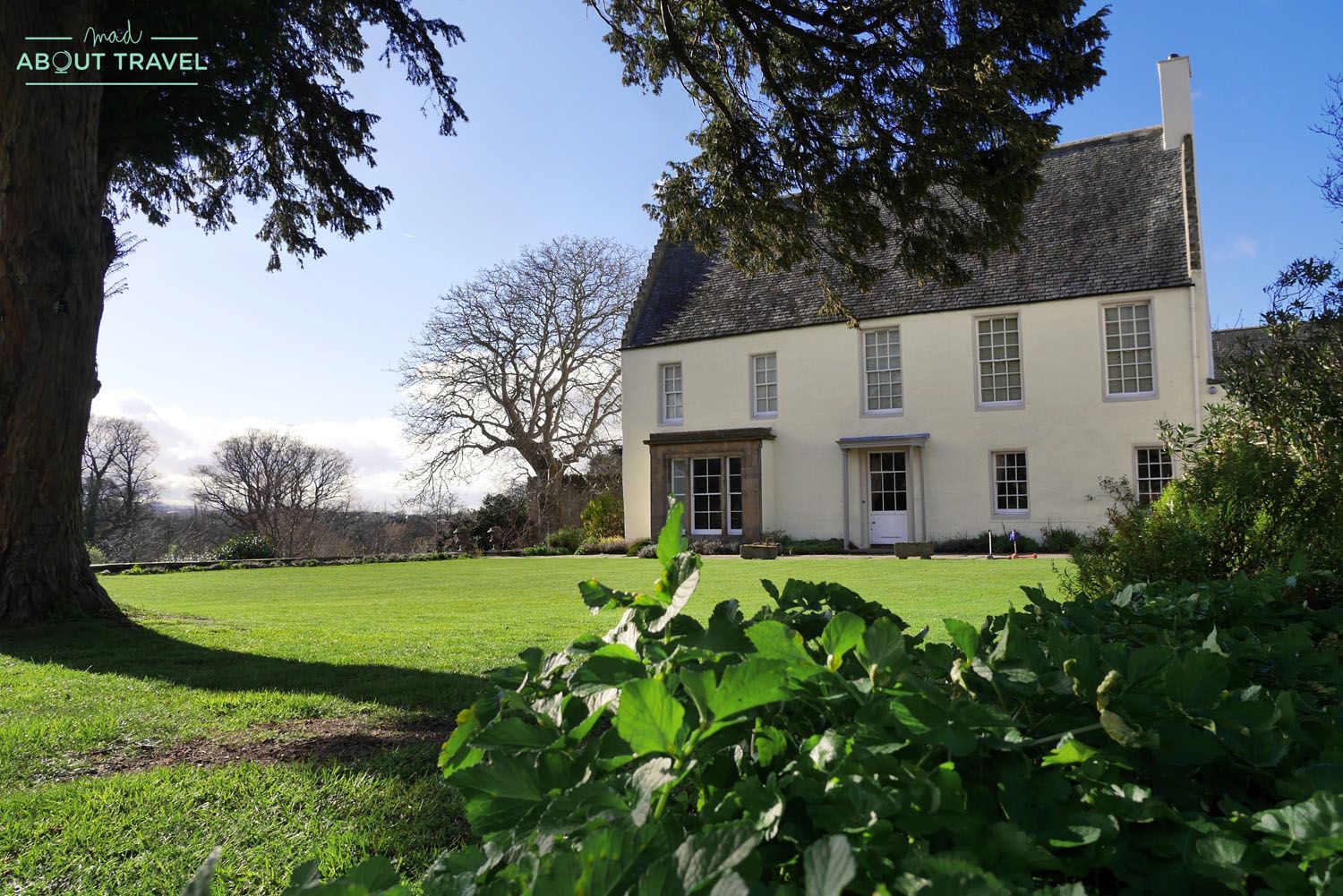 jardín de inveresk lodge, a las afueras de edimburgo
