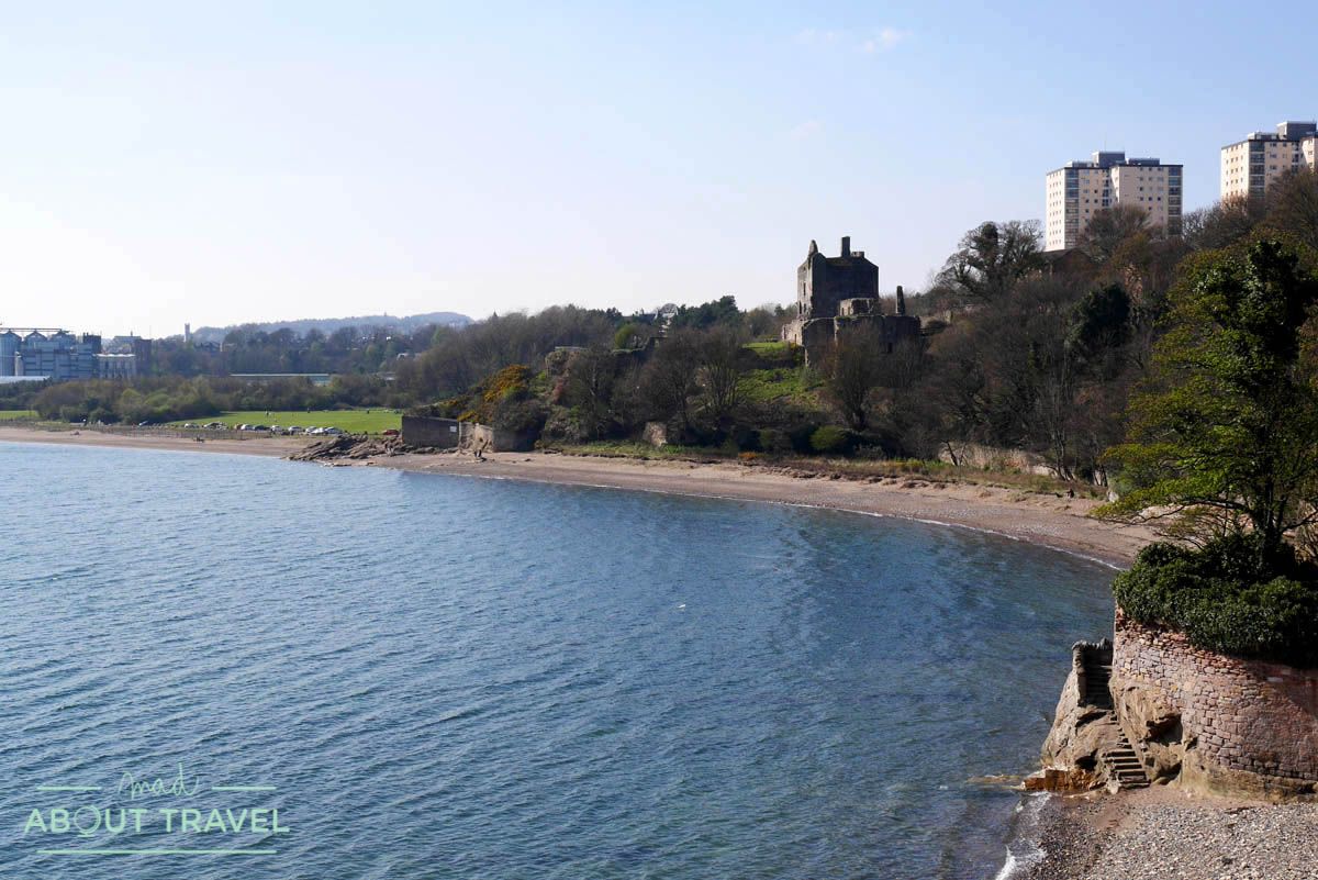 senderismo en escocia fife coastal path castillo de ravenscraig