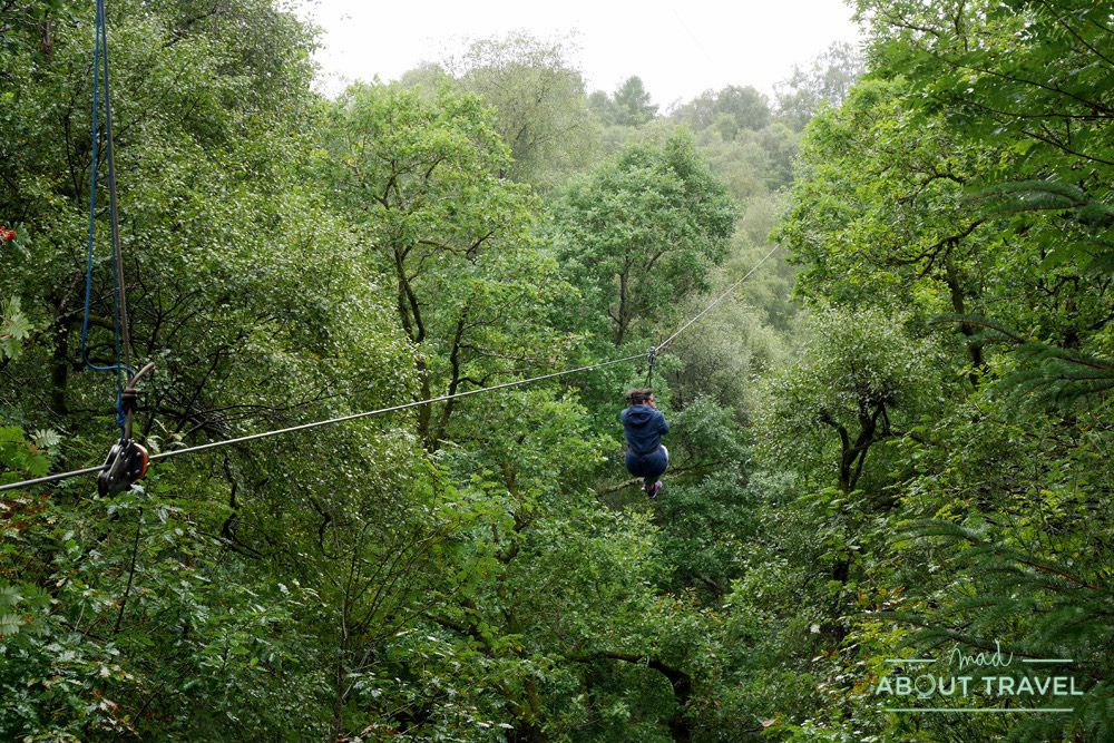 aventura en go ape! aberfoyle