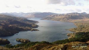 vistas del loch katrine desde ben a'an