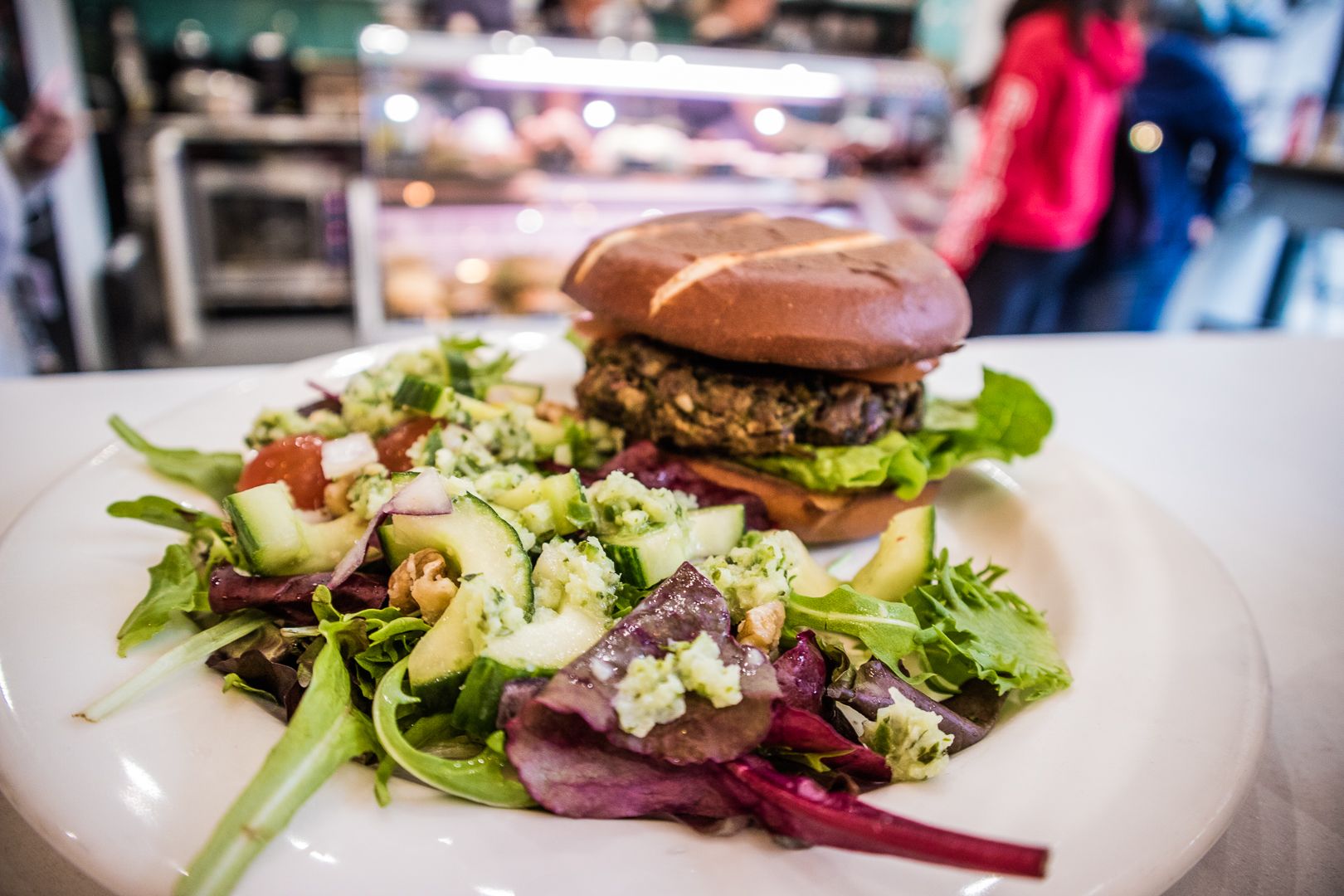 donde comer en Glasgow: picnic cafetería vegana
