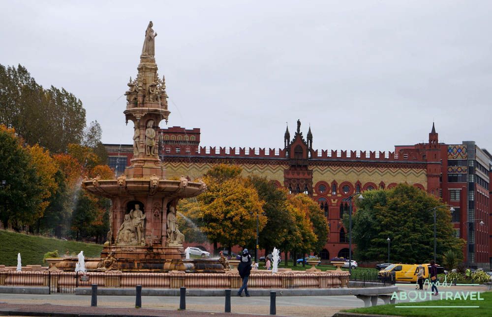 visita guiada a glasgow: fuente doulton y WEST brewery