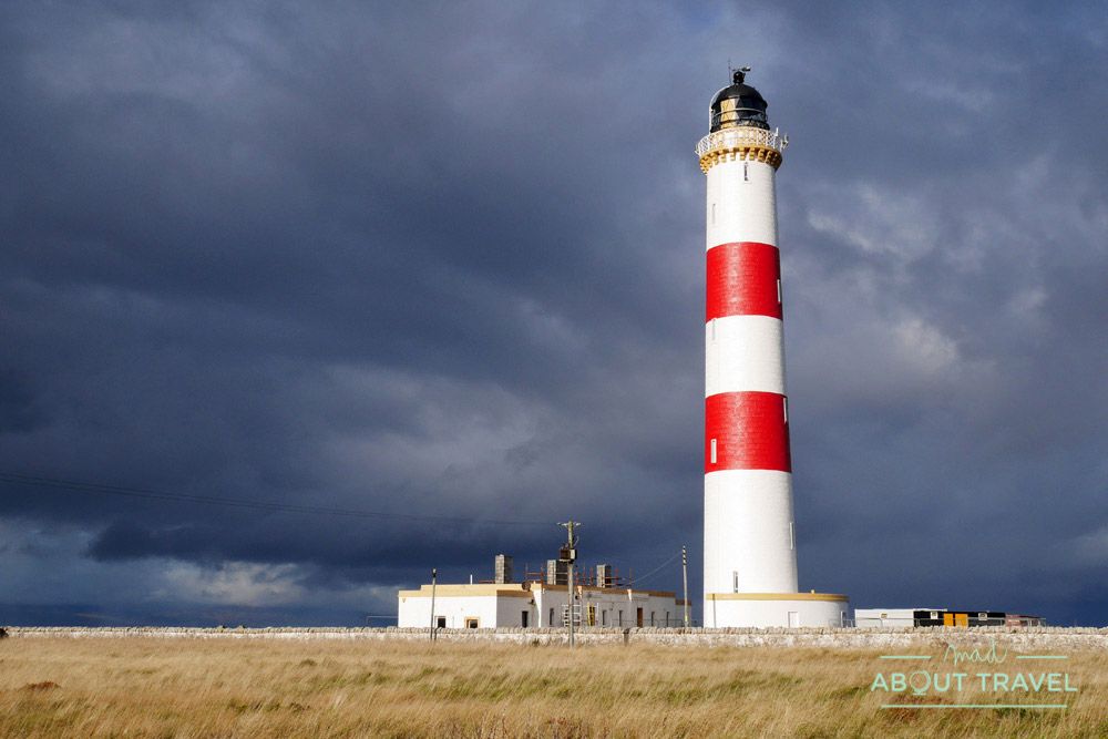 Faro de Tarbat Ness - Ruta North Coast 500 Escocia