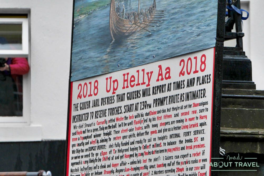 Up Helly Aa, festival vikingo en el norte de Escocia, Shetland