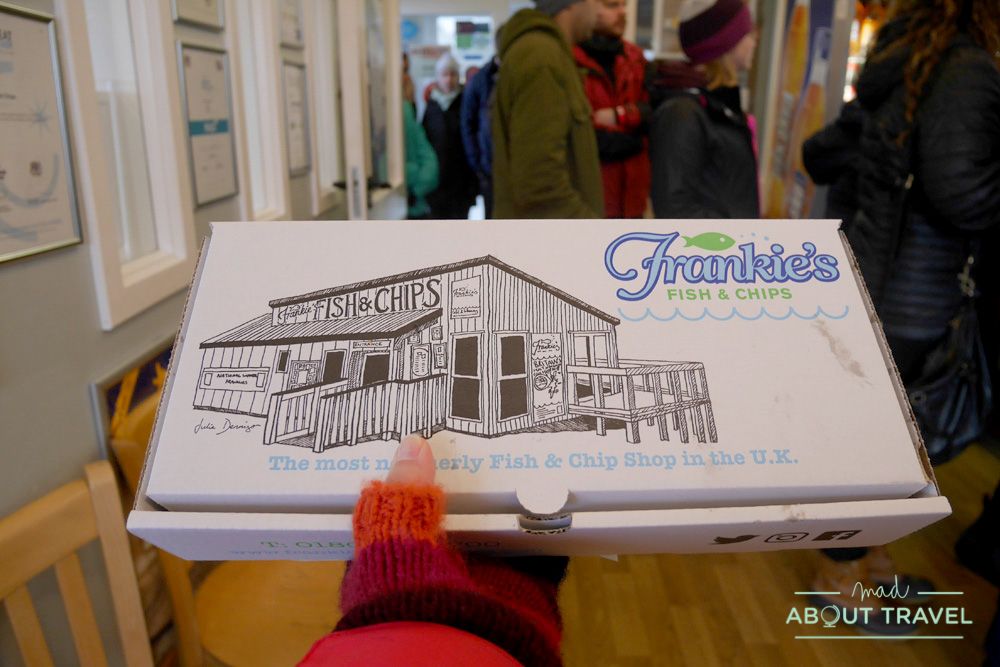 donde comer en shetland - frankie's fish and chips