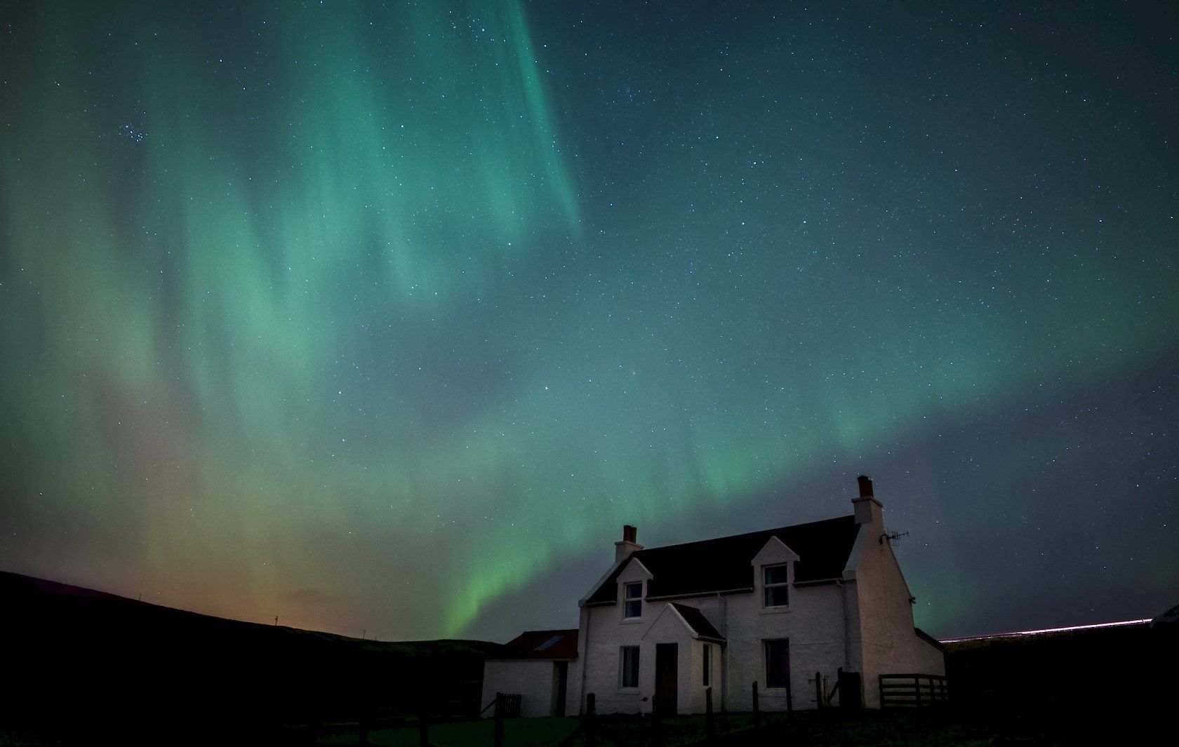 Aurora boreal en Shetland - foto de David Gifford / Shetland.org
