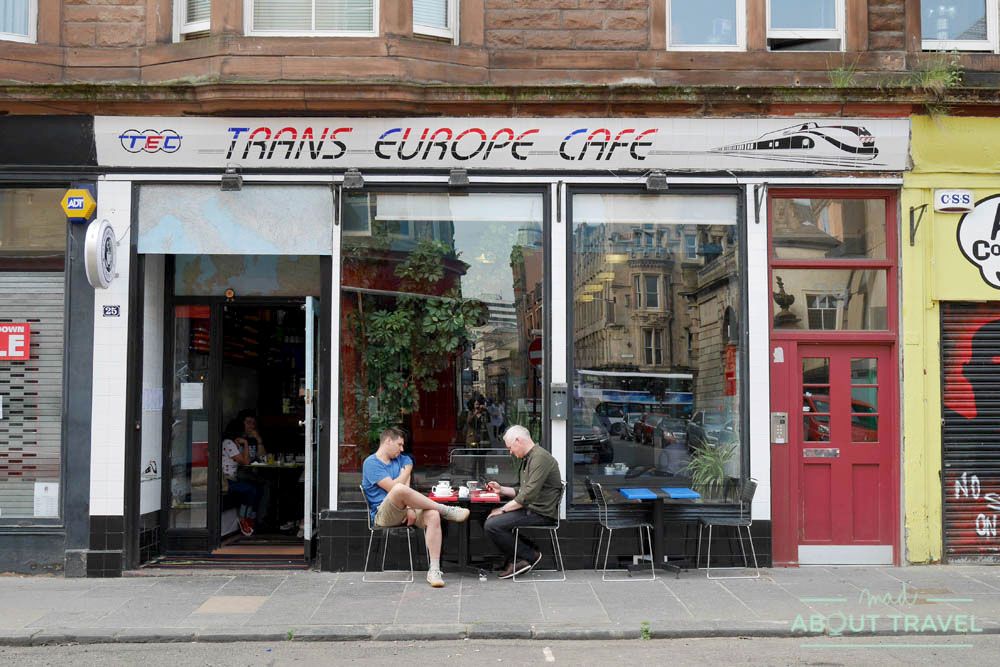 donde comer en Glasgow: Trans-Europe cafe