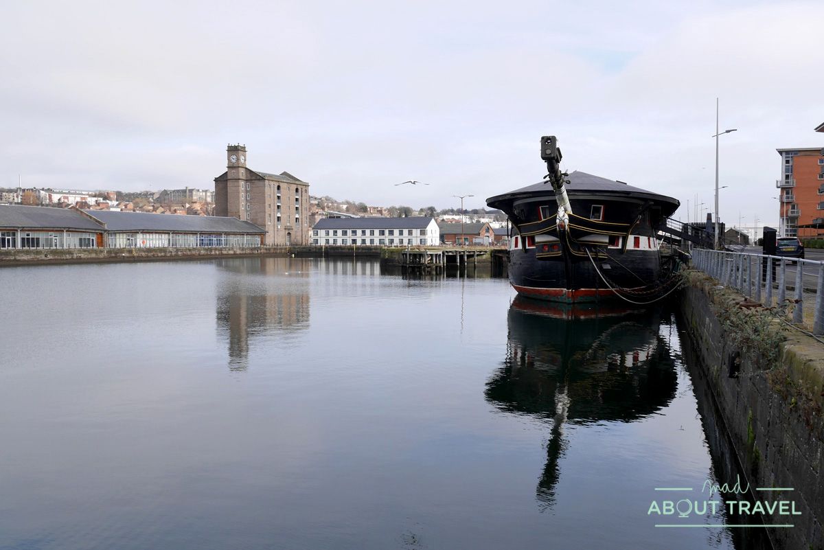 que ver en dundee: fragata HMS Unicorn