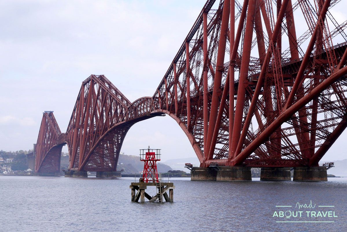 puente forth rail bridge sobre el firth of forth desde south queensferry