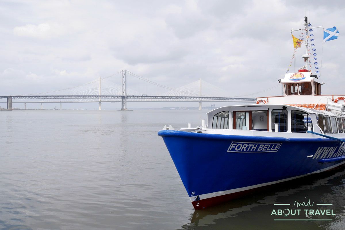 barco forth belle, de forth boat tours, que va a la isla de inchcolm