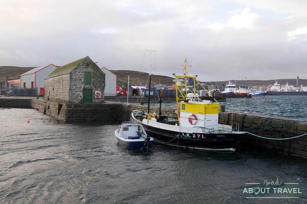 que ver en Lerwick: Hay's dock