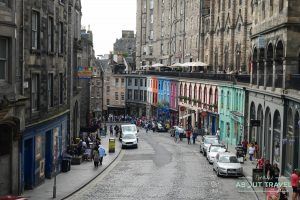 Edinburgh Music Tours: calle Victoria Street Edimburgo