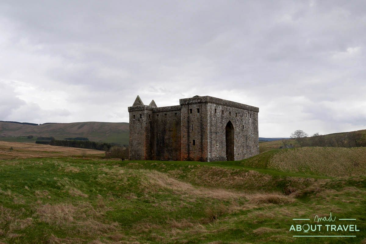 castillo de hermitage, borders de Escocia