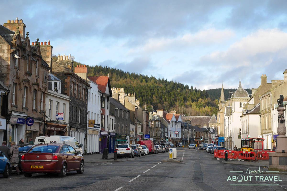 Pueblo de Peebles, Borders de Escocia