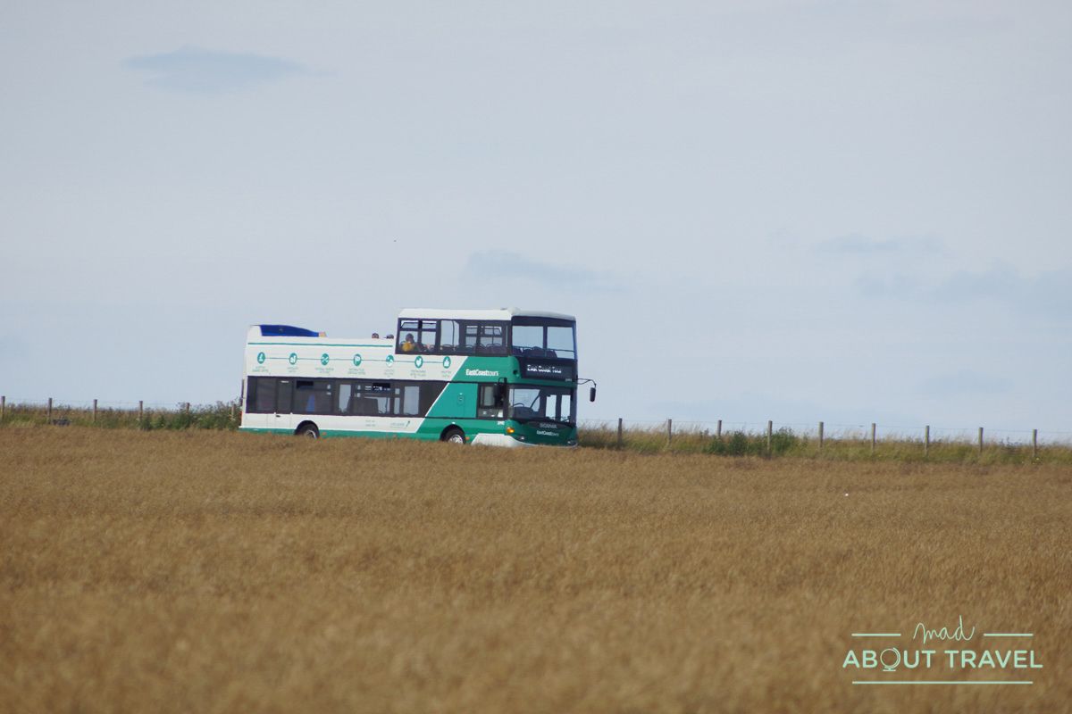 que ver en east lothian: east coast buses