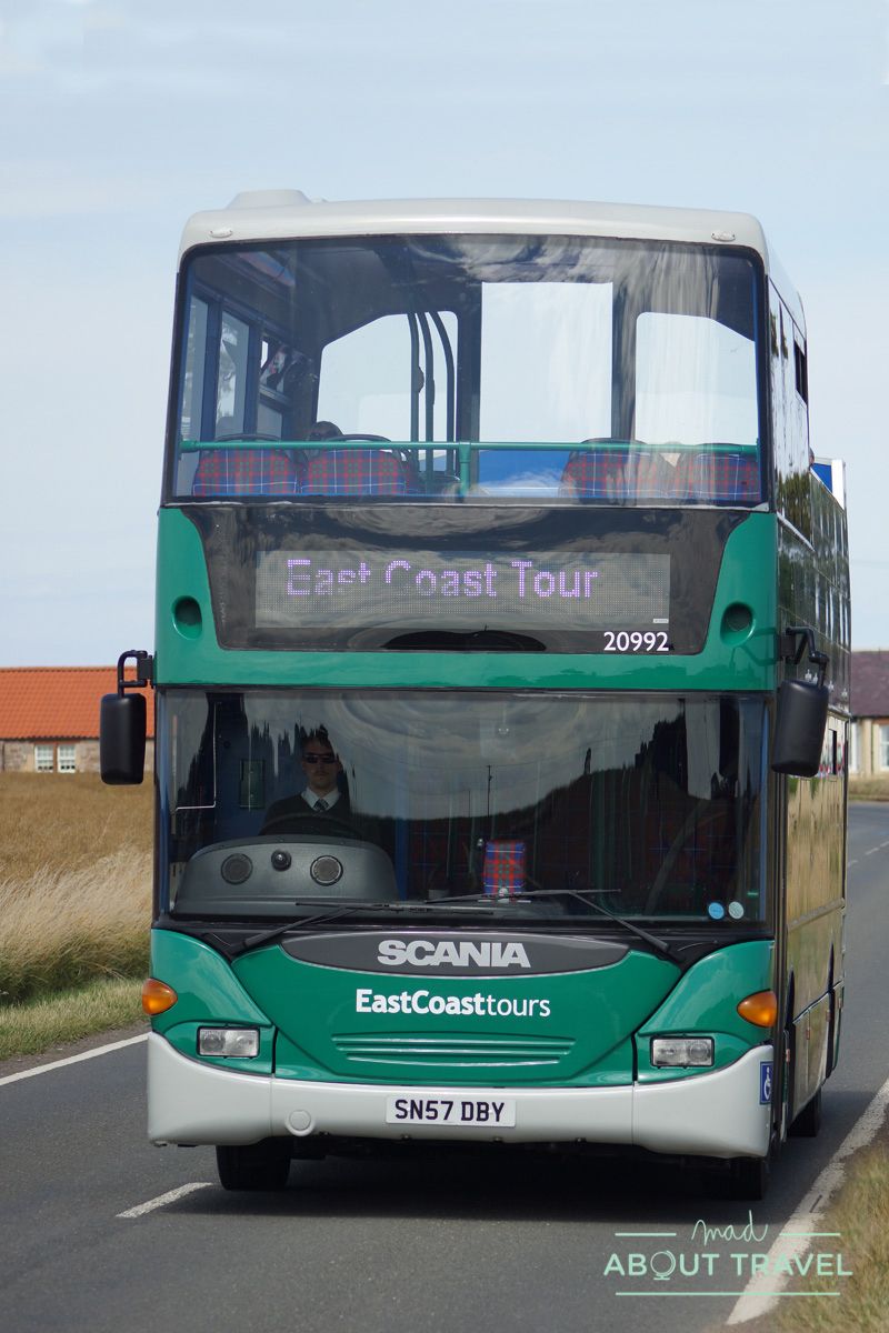 que ver en east lothian: east coast buses